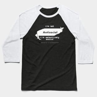 Antisocial Baseball T-Shirt